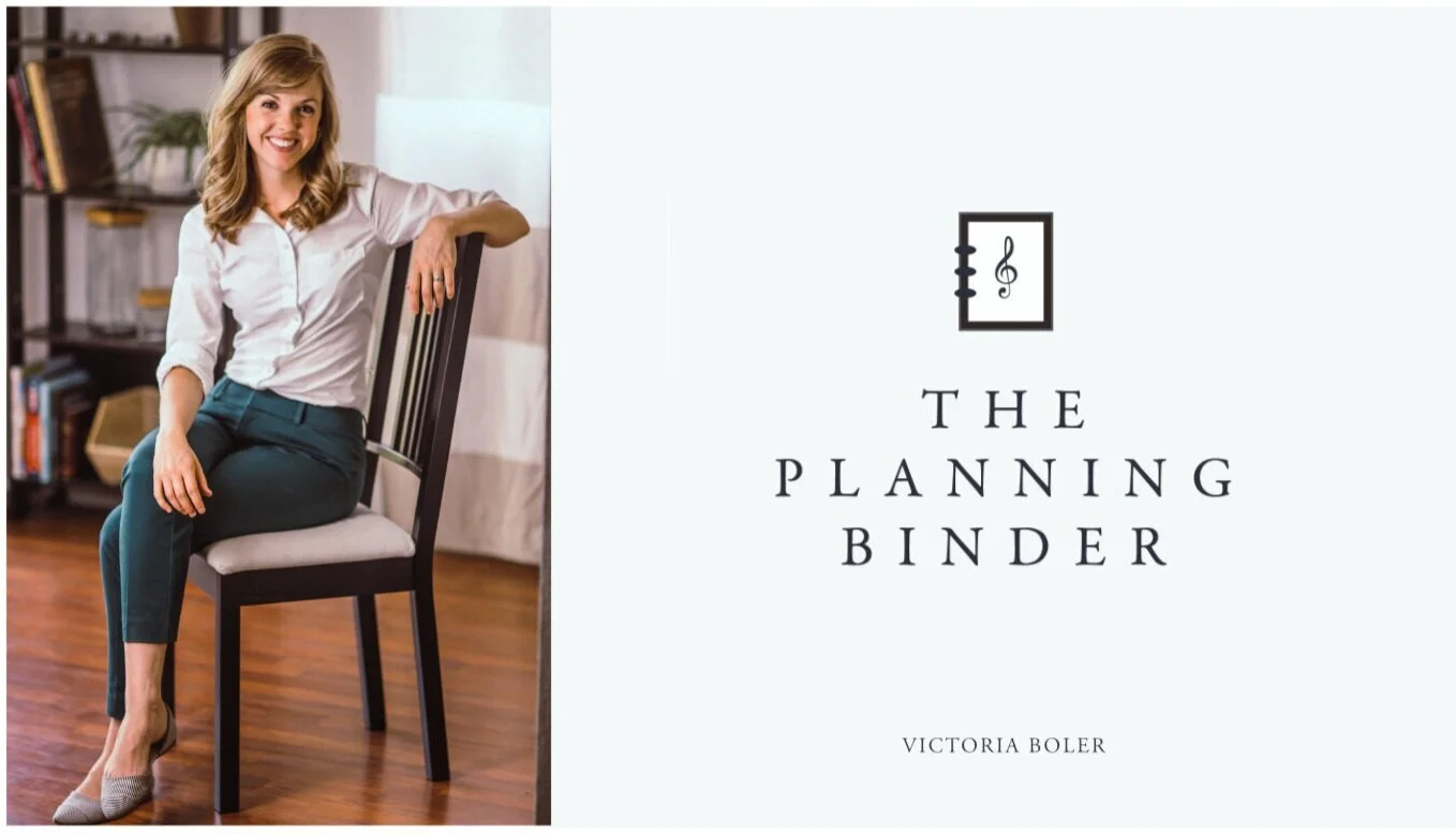 The Planning Binder — Victoria Boler
